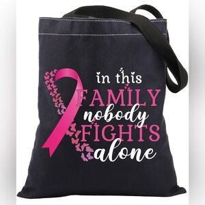 Cancer Awareness Tote Bag NIP